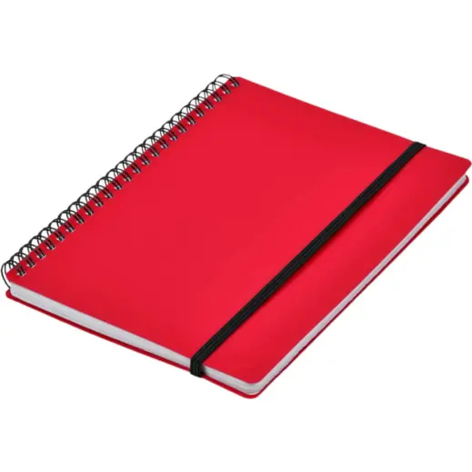 Altitude Noodle A5 Spiral Notebook Red Closed